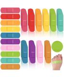 Lounsweer 200 Pcs Neon Color Kids Bandages - Waterproof, Breathable & Flexible Assorted Colors - Wound Care for Toddler Children - Buy Online on GoSupps.com