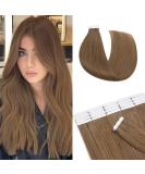 SEGO Glue on Hair Extensions 14 Seamless Straight 40g - 20pcs #6 Light Brown Human Hair - Buy Online on GoSupps.com