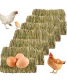 Handwoven Grass Nesting Box Pads for Chickens and Small Animals - Set of 6 Natural Straw Mats - Buy Online on GoSupps.com