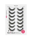 3D Clear Band Cat Eye False Eyelashes - Natural Look Wispy & Soft 7 Pairs Reusable - Happy Heartbeat (No.203) - Buy Online on GoSupps.com