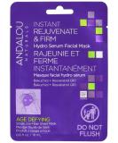 Buy Andalou Naturals Age Defying Instant Rejuvenate & Firm Sheet Mask - Anti-Aging Skincare for Radiant Skin - International Shipping Available - Buy Online on GoSupps.com