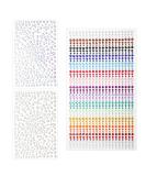 3 Sheets Face Pearls Stickers - Self-Adhesive Rhinestones & Gems for Festival Makeup | Colorful Mermaid Diamonds & Jewels for Kids - Nail Eye & Body Decorations - Buy Online on GoSupps.com