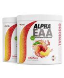Alpha EAA Powder 2x462g - Delicious Vegan EAA Drink All 8 Essential Amino Acids Iced Tea Peach Flavor - 924g (2 Pack) | International Shipping - Buy Online on GoSupps.com