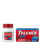 Tylenol PM Extra Strength 500 mg Pain Reliever & Sleep Aid Caplets - 100 ct - Buy Online on GoSupps.com