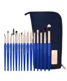Bdellium Tools Professional Makeup Brushes - Golden Triangle 15pc Eyes Only Set with Pouch | International Shipping Available - Buy Online on GoSupps.com