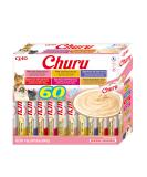 Inaba Churu Puree Katzeneckerli Multipack - 60g | 10x Tuna Salmon Mussel Cheese Crab & Shrimp Treats for Cats - International Shipping Available - Buy Online on GoSupps.com