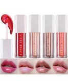 Hydrating Tinted Lip Gloss Set | Long-Lasting Non-Sticky Lip Oil | High Shine Moisturizer for Plump Soft Lips - Perfect for Dry Lips | International Shipping Available - Buy Online on GoSupps.com