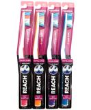 REACH Total Care Floss Clean Toothbrush Soft Full 1 Each (Colors May Vary) (Pack of 4) - Buy Online on GoSupps.com