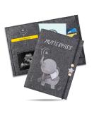 Boho Elephant Motherpass Cover - Felt Organizer for German Maternity Documents | Ultrasound Insurance & Vaccination Pass - Buy Online on GoSupps.com