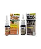 Sinus Plumber Allergy Cold & Flu Relief - 2 Pack Pepper Nasal Spray & Hydrogen Peroxide Mist - International Shipping Available - Buy Online on GoSupps.com