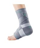 Buy OPPO 2302 Adjustable Deluxe Ankle Stabilizer Strap - Extra-Firm Support for Ankle Sprains & Instability | Gray Medium - International Shipping Available - Buy Online on GoSupps.com
