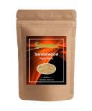 Buy 100% Natural Pure Chandan Sandalwood Powder - 7 Ounce (200gm) for Face Masks & Worship | International Shipping Available - Buy Online on GoSupps.com