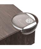 Mangotek Transparent Silicone Corner Protectors - 4 Pack Childproof Safety Bumpers for Furniture, Fireplace, Desk - Round 0.6 inch Width - Buy Online on GoSupps.com