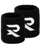 Raquex Cotton Bracelets - Soft & Stretchy Sports Bands for Men & Women | 7 Colors Available | 2x Couples Bracelets in Black | 8cm & 13cm - Buy Online on GoSupps.com