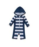 BONVERANO Baby Boys Full-Zip Hoodie Swimsuit | UPF 50+ Sun Protection | 18-24 Months - Buy Online on GoSupps.com
