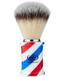 Omega 46735 - Barber Brush in Fiber "Hi-Brush" Barber Pole Blue - Buy Online on GoSupps.com