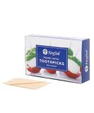 KingSeal Natural Bamboo Round Hotel Toothpicks - 9600 Count (12 Boxes of 800) - 2.5 inch Unflavored - Buy Online on GoSupps.com
