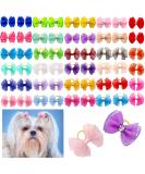 Senniea 60PCS Pet Hair Bows  Puppy Dog Bows with Rubber Bands  20pcs with Drills and 40 pcs Pure Yarn Handmade Pet Hair Grooming Attachments with Rubber Bands (Rubber Bands) - Buy Online on GoSupps.com
