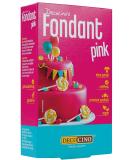 DECOCINO Fondant Pink 250 g ideal for decorating cakes tarts cupcakes palm oil free & lactose free Pink 250 grams - Buy Online on GoSupps.com