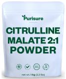 Citrulline Malate 2:1 Powder - 1kg Citrulline Supplement for Strength Energy & Performance | 334 Servings L-Arginine & L-Citrulline Pre-Workout Boost - Buy Online on GoSupps.com