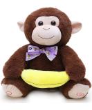 30cm Peekaboo Monkey Plush Toy - Animated Singing Toy with Movable Ears for Development - Buy Online on GoSupps.com