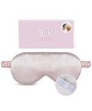 Buy Organic Natural Silk Sleep Mask - 100% Mulberry Silk 25 Momme Eye Mask for Travel & Napping - Adjustable Strap Zero Pressure Soft & Comfortable Perfect Gift (Pink - Buy Online on GoSupps.com