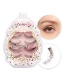 Natural 3D Brown False Eyelashes - Handmade Wispies | Light & Realistic Look | 4 Pairs Pack for Stunning Eye Makeup - Buy Online on GoSupps.com