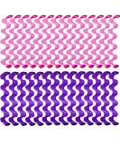 28 Heatless Hair Curlers Set - Spiral Curls Kit with Styling Hooks (Pink & Purple, 45 cm) - Buy Online on GoSupps.com