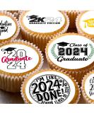 24 edible PRE CUT Graduation 2024 kids childrens party decorations Wafer Paper Cupcake Topper Cake - Buy Online on GoSupps.com