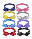 Retro Print Paisley Headbands Set - 8 Pieces for Girls and Women - Buy Online on GoSupps.com