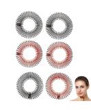 6-Piece Flexible Circular Stretch Comb Set - Plastic Hair Band Holder for Women & Girls - Available in 2 Colors - Buy Online on GoSupps.com