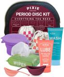 Menstrual Disc Kit - Pixie Cup First Period Disc Starter Kit + Menstrual Disc Sterilizer for Women and Girls - Container for Storage - Portable Travel Solution - Buy Online on GoSupps.com
