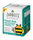 Zarbee's Chest Rub 1.5 oz - Eucalyptus, Lavender & Pine - Natural Soothing Relief - Buy Online on GoSupps.com