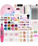 Nail Milling Mills for Gel Nails - UV Lamp Set Acrylic Powder (6 Colors) Nail Studio Essentials & Art Gifts for Women - Buy Online on GoSupps.com
