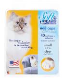 Buy SOFTCLAWS Claw Protectors for Cats - Small Transparent | Safe & Effective Nail Caps for Cats | International Shipping Available - Buy Online on GoSupps.com