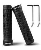 Hapleby Premium Bike Handlebar Grips, Single Lock-on Bike Grips, Professional Mountain Bicycle Handlebar Locking Grips with Anti-Slip, 2PCS Screw and 2PCS Allen Wrench for Free - Buy Online on GoSupps.com