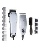 Andis Barber Combo: High-Speed Adjustable Clipper Blade & T-Outliner Trimmer for Shaving and Fading + BeauWis Blade Brush - Buy Online on GoSupps.com