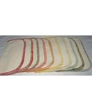 Organic Flannel Washable Baby Wipes - Set of 10 Earthtone Assortment | 1 Ply, 8x8 Inches - Buy Online on GoSupps.com
