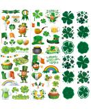 XIYOKA St. Patrick's Day Tattoos - 100+ Pcs, 22 Unique Sheets Shamrock & Clover Temporary Tattoos for Kids Party Favors - Buy Online on GoSupps.com