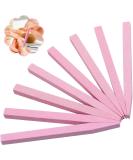 Pumice Stone Nail File and Cuticle Pusher Set - 8 Piece Nail Buffing Tool for Home and Salon Use (Pink) - Buy Online on GoSupps.com