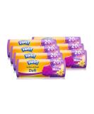 Swirl Scented Garbage Bags - Vanilla-Lavender 20L Drawstring 12 Bags per Roll 7 Rolls | Eco-Friendly Trash Solution - Buy Online on GoSupps.com