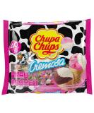 Chupa Chups Lollipops Candy, 40 Candy Suckers for Kids, Cremosa Ice Cream, 2 Assorted Creamy Flavors, for Gifting, Parties, Office, 40 Count - Buy Online on GoSupps.com