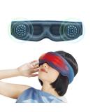 7C Eye Massager with Heat - 3D Compression Eye Care Device for Dark Circles & Puffiness - Magnetic Power Sleeping Mask (Blue - Buy Online on GoSupps.com