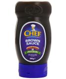 Chef Sauce Brown 385g Squeezy Bottle - Delicious and Convenient Top Down Pouring - Buy Online on GoSupps.com