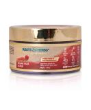 ROOTS AND HERBS Indian Rose & Red Sandalwood Sugar Face Scrub - Organic Exfoliator for Glowing Skin Collagen Boosting & Gentle Exfoliation for Women & Men - Buy Online on GoSupps.com