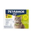 PetArmor Plus Flea & Tick Prevention, Fast Acting & Long Lasting, Cats Over 1.5 lbs 6 Count - Buy Online on GoSupps.com