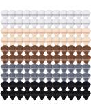 Skylety 120-Piece Soft Triangle Makeup Puff Set - Beauty Blender for Loose Powder Foundation & Contouring - Perfect Thanksgiving & Christmas Gift (5 Dark Colors - Buy Online on GoSupps.com