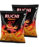 Ruchi Hot Chanachur Large packs - 2 x 500g Hot Chanachur packs extra Jhal/hot for the great taste perfect for snacking on the go with drinks and socializing - Buy Online on GoSupps.com