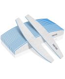 Premium 100/100 Grit Nail File Set - 12 Double-Sided Acrylic Nail Files | Washable & Reusable Professional Quality - Buy Online on GoSupps.com