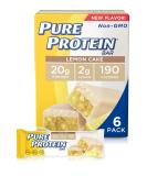 Pure Protein Lemon Cake Bar 6 Bars 1.76 oz (50 g) Each - Buy Online on GoSupps.com